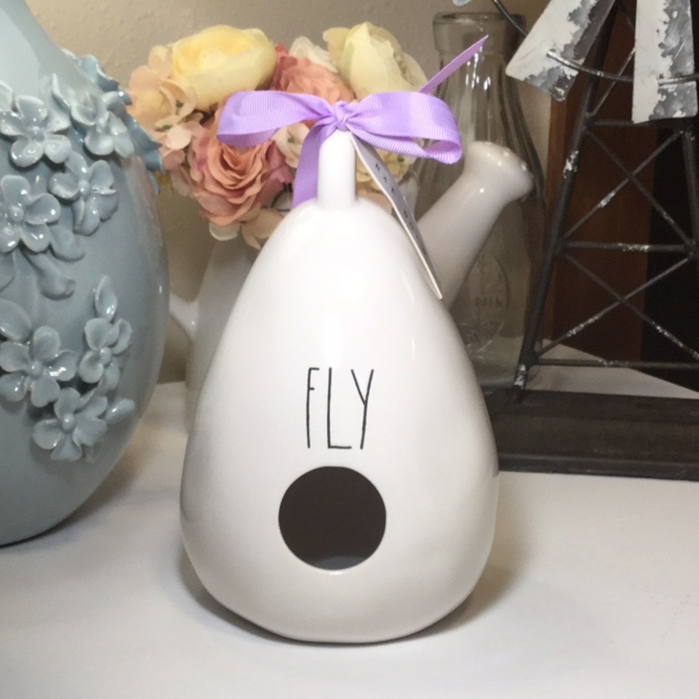 Rae Dunn FLY Teardrop Birdhouse
